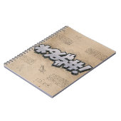 泣け！ヴィンテージ漫画ブックスチームパンクポップ・アートのアート ノートブック (左側)