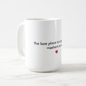 泣最高のく処が母だ コーヒーマグカップ (正面左)