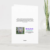 泥おもしろいだらけの犬ハッピーマザーズデイ カード (裏面)