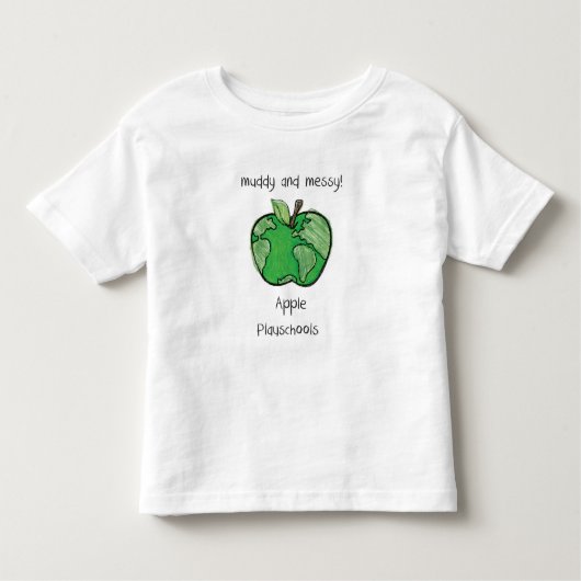 泥およびきたない(幼児) トドラーTシャツ (正面)