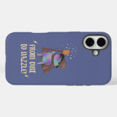 泥から輝きへ 面白い魔法使い カエル 魔女の帽子 Case-Mate iPhoneケース (裏面 (横))