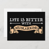 泥だらけの生活が好い ポストカード (正面/裏面)