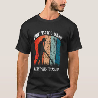 泥だらけの釣りチーム - 宝物発掘 - メタル Tシャツ