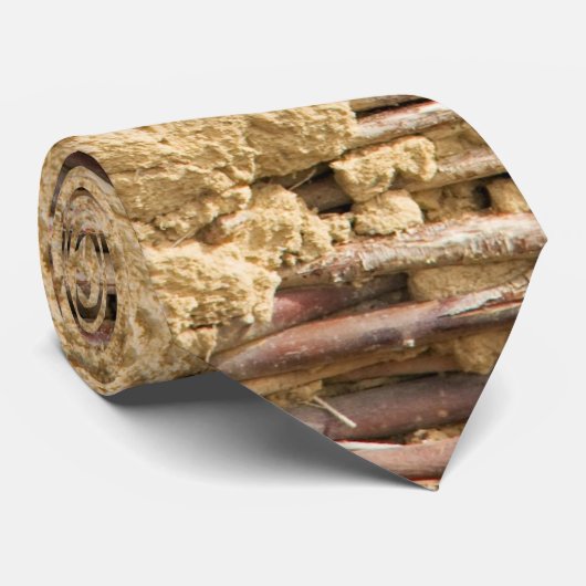 泥とガラガラの壁 ネクタイ (ロール)