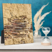 泥とガラガラの壁 フォトプラーク (側面)