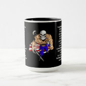 泥と血の中を マグカップ (中央)