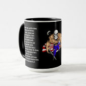 泥と血の中を マグカップ (正面左)