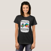 泥と馬のにおいと犬のよだれ Tシャツ (正面フル)