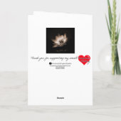 泥なし、蓮なし、オリジナル写真カード カード (裏面)