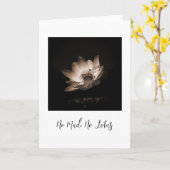 泥なし、蓮なし、オリジナル写真カード カード (黄色い花)