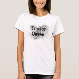 泥のトラクターのタイヤの踏面、トラクターの女王 Tシャツ