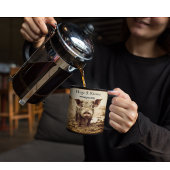 泥の中の豚、ハグとキス、カスタマイズ可能 コーヒーマグカップ