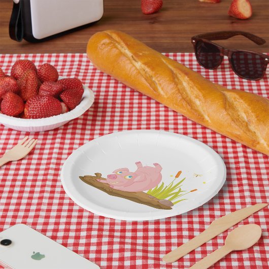 泥の中の豚 ペーパープレート