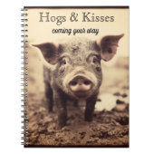 泥の中の豚、豚とキス ノートブック (正面)