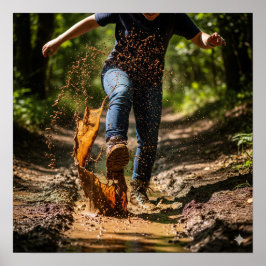泥の中を踏み鳴らす ポスター