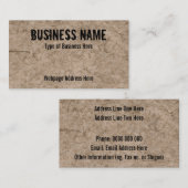 泥の地上のイメージのカスタムな名刺 名刺 (正面/裏面)