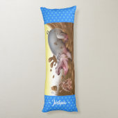 泥の巨大な体のクッションのカバ ボディピロー (裏面 (縦))