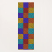 泥の布のパッインスパイアチワーク両面 ヨガマット (裏面)