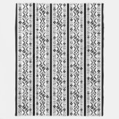 泥の布グランジが大きく見える フリースブランケット (正面)