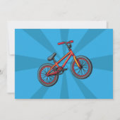 泥の楽しい写真に乗ってダートバイクの誕生日の招待 招待状 (裏面)