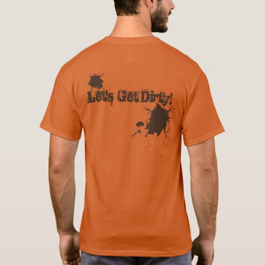 泥の狂気のオフロード4人の荷車引きの泥の恋人のギフト Tシャツ (裏面)