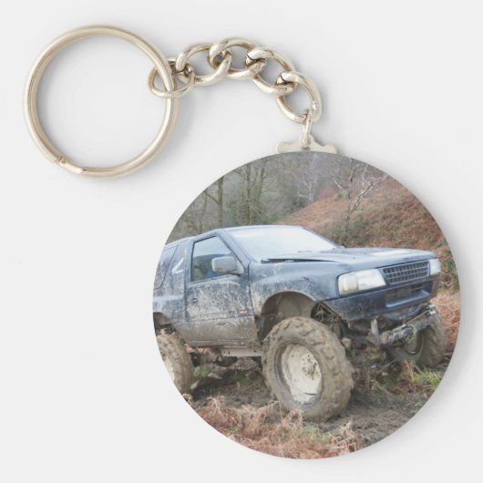 泥の4x4オフロードアー キーホルダー (正面)