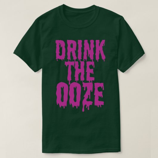 泥を飲む Tシャツ (デザイン正面)