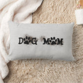 泥んこDOG MOM 足跡 ランバークッション (ブランケット)