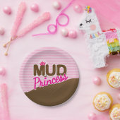 「泥プリンセス」 ペーパープレート (パーティー)