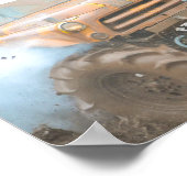 泥ボギングトラック ポスター (角)