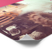 泥ボギング4x4トラック ポスター (角)