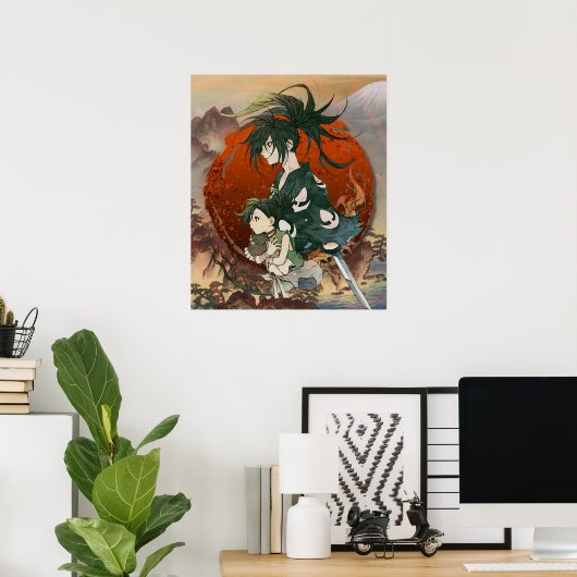 泥呂・百鬼丸 ポスター (ホームオフィス)