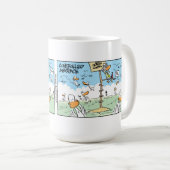 泥地のエアスペース制御相違 コーヒーマグカップ (正面右)