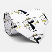 泥地のオーストラリアのはえの漫画のタイ ネクタイ (ロール)