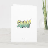 泥地のクリスマスカード シーズンカード (裏面)