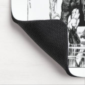 泥地のゾンビのマウスパッド マウスパッド (コーナー)