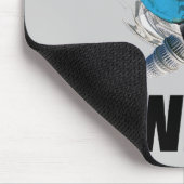 泥地のドナルド・トランプの暗藍色のマウスパッドを流出させて下さい マウスパッド (コーナー)