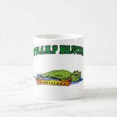 泥地のハンタールイジアナ コーヒーマグカップ (中央)