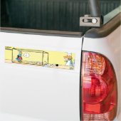 泥地のボーリングボブCrayfish バンパーステッカー (トラック上)