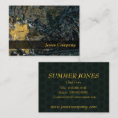 泥地の油 名刺 (正面/裏面)