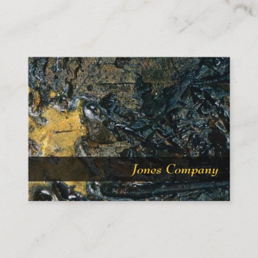 泥地の油 名刺 (正面)