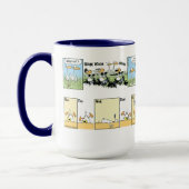 泥地の漫画の蓄積 マグカップ (左)