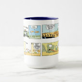 泥地の漫画の蓄積 マグカップ (中央)