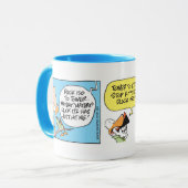 泥地の航空交通管制官 マグカップ (正面左)