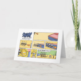 泥地の蟻の誕生日のチーム努力 カード