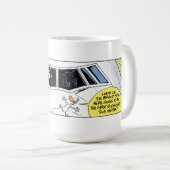 泥地は中間空気衝突を引込めます コーヒーマグカップ (正面右)