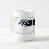 泥地は中間空気衝突を引込めます コーヒーマグカップ (正面左)