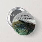 泥地を流出させて下さい 缶バッジ (正面&裏面)