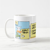 泥地ボブCrayfishのゴルフ日のマグ コーヒーマグカップ (左)