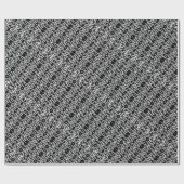 泥地モダン模様包み紙 ラッピングペーパー (フラット)